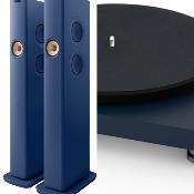 KEF LS 60 Bleu + Platine Project début carbon Evo bleu Offerte