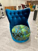 Bretz fauteuil Cocoa Island Enzianblau