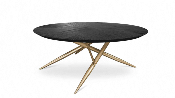 Bretz Table de Salon OHLINDA J118L “chêne brulé” Dernière pièce en stock ! fin de vie